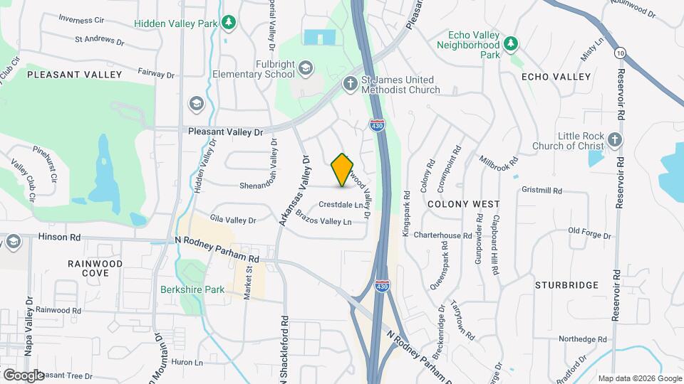 10701 San Joaquin Valley Dr Map and Location Details