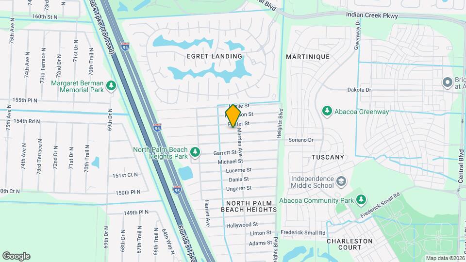 6225 Mullin St Map and Location Details