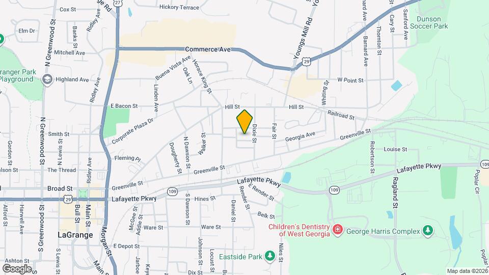 615 Chattahoochee St Map and Location Details