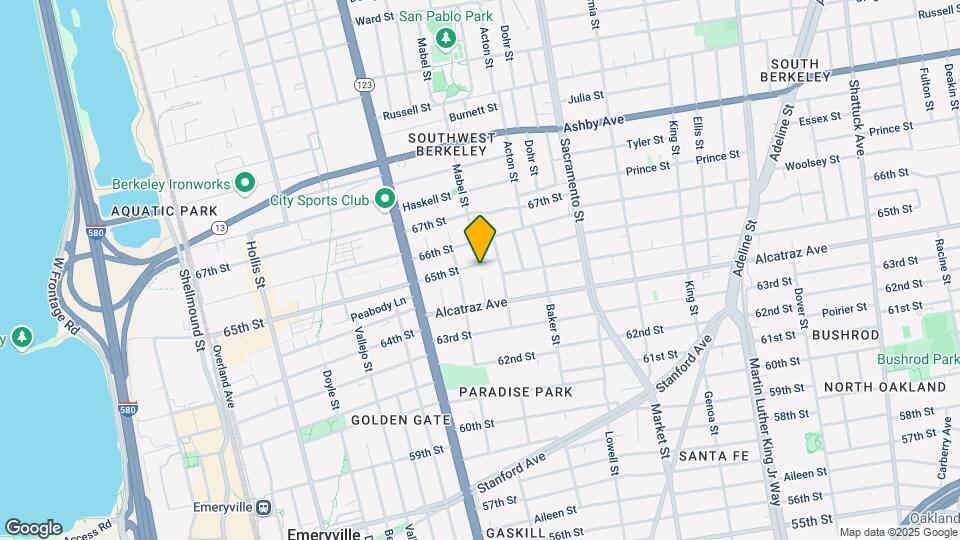 1051 65th St Map and Location Details