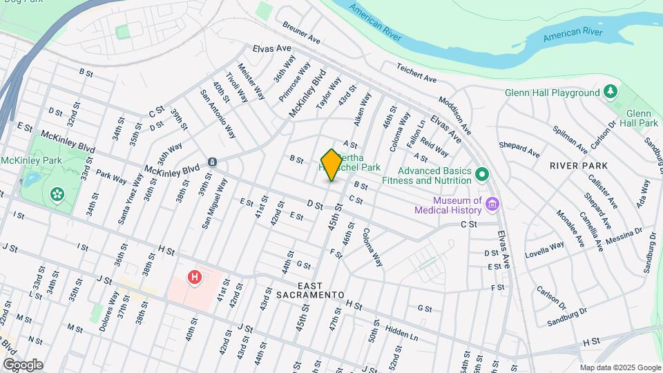 4451 C St Mapa y Detalles de la Ubicación