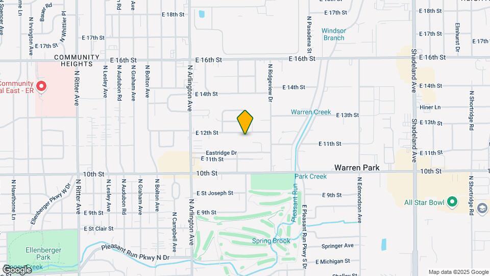 6207 E 12th St, Unit 6209 Map and Location Details