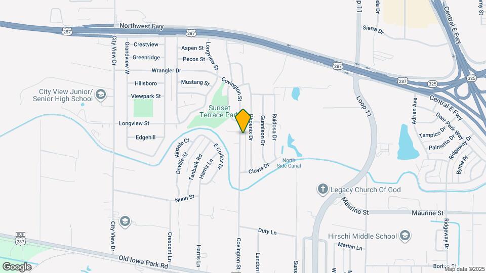 1503 Covington St Map and Location Details