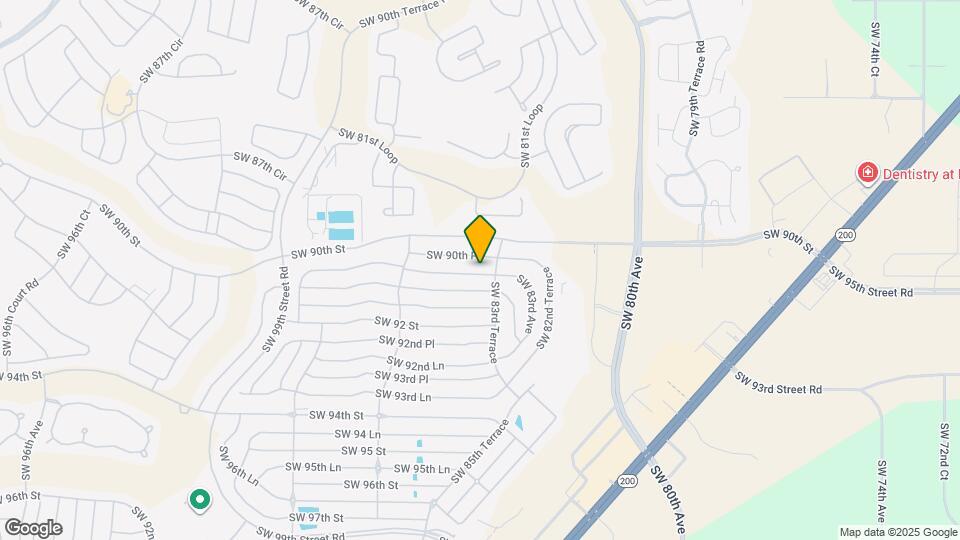 8431 SW 90th Ln Map and Location Details