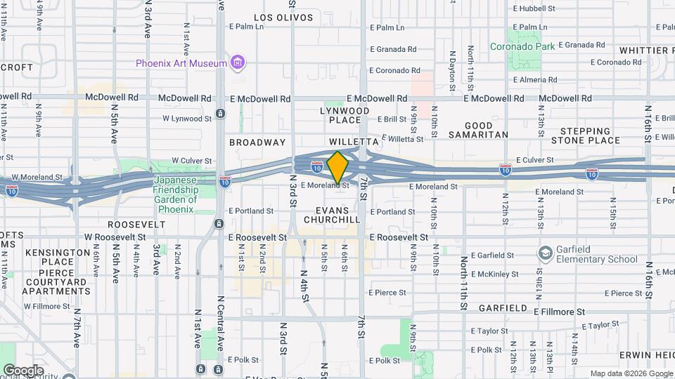 516 E Ames Pl Map and Location Details