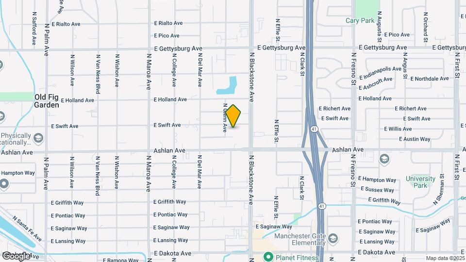 1533 E Austin Way Mapa y Detalles de la Ubicación
