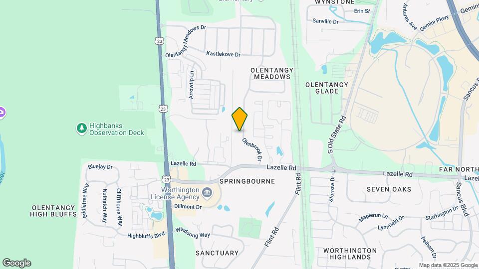 8573 Olenbrook Dr Map and Location Details