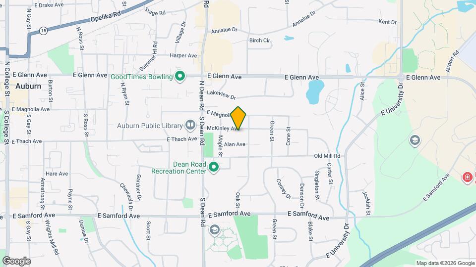 934 McKinley Ave Map and Location Details