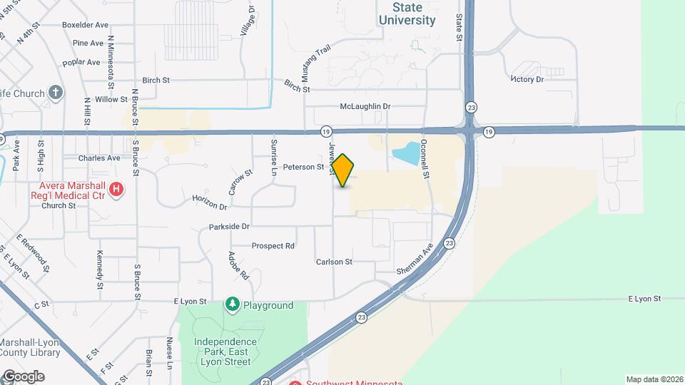 River Winds Apartments Map and Location Details