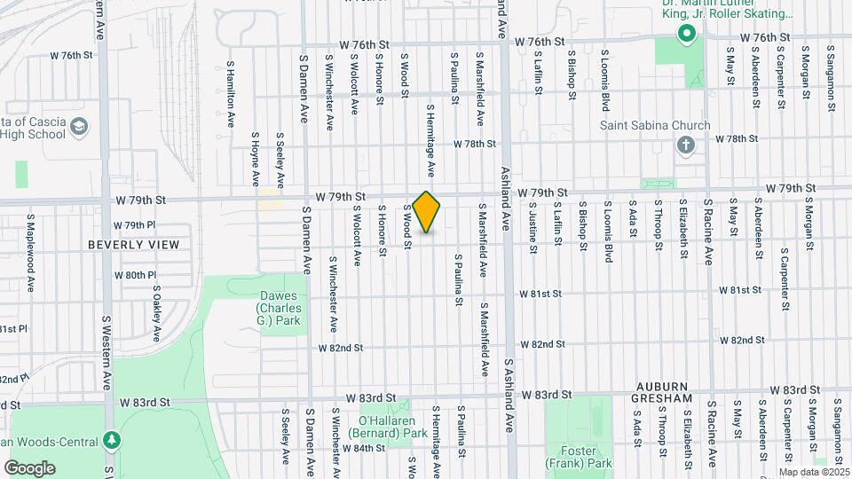 7956 S Hermitage Ave Map and Location Details