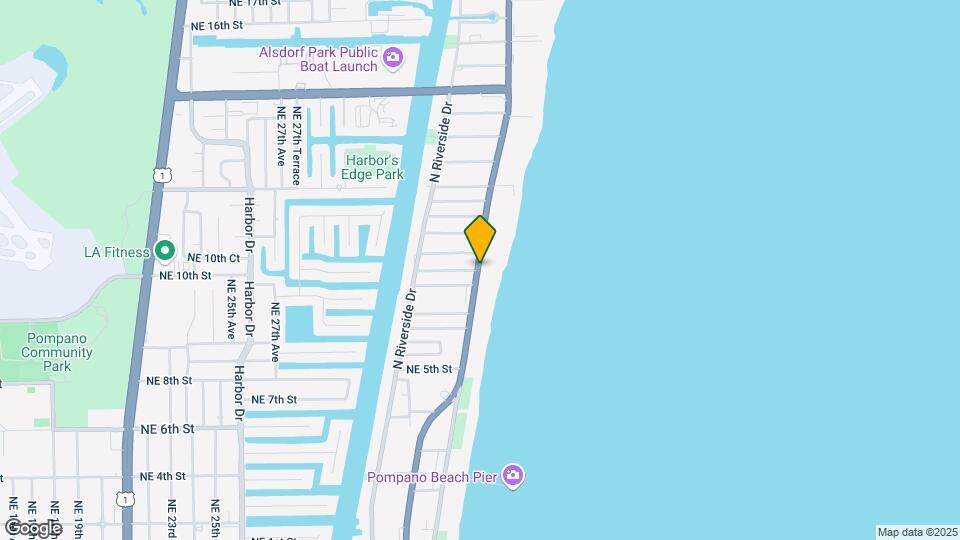 710 N Ocean Blvd Map and Location Details