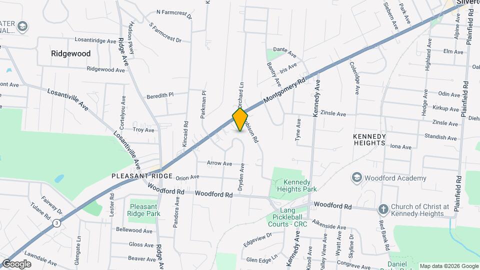 6114 Dryden Ave, Unit Apt. #1 Mapa y Detalles de la Ubicación