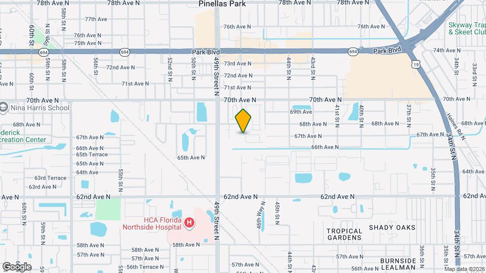 6706 47th St N Map and Location Details