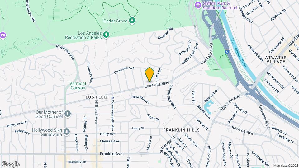 4031 Los Feliz Blvd Mapa y Detalles de la Ubicación