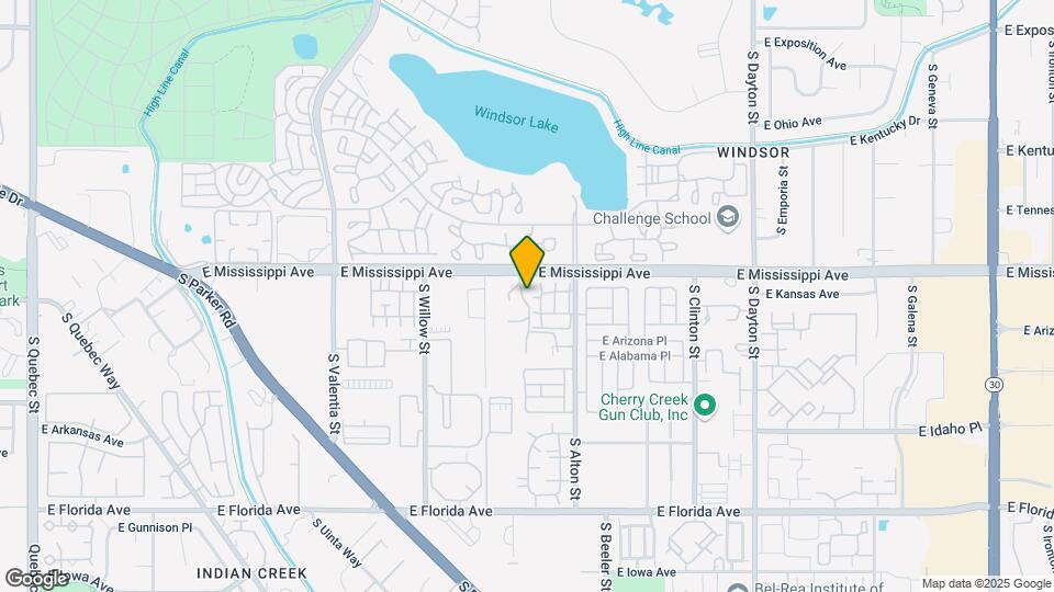 1152 S Yosemite Way Map and Location Details
