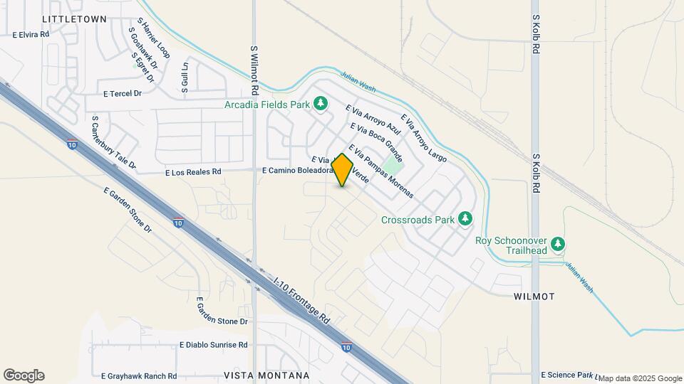 6544 E Paseo Alga Map and Location Details
