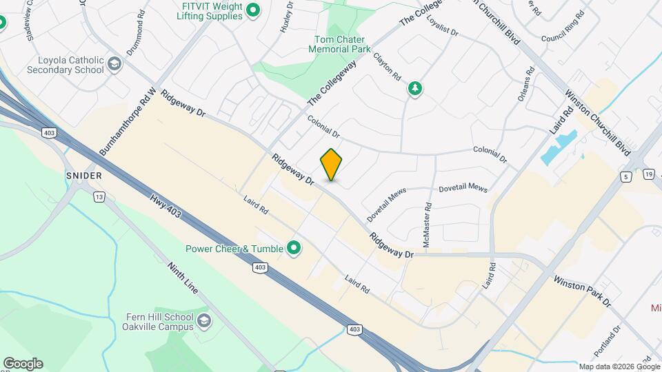 3503 Cherrington Crescent Map and Location Details