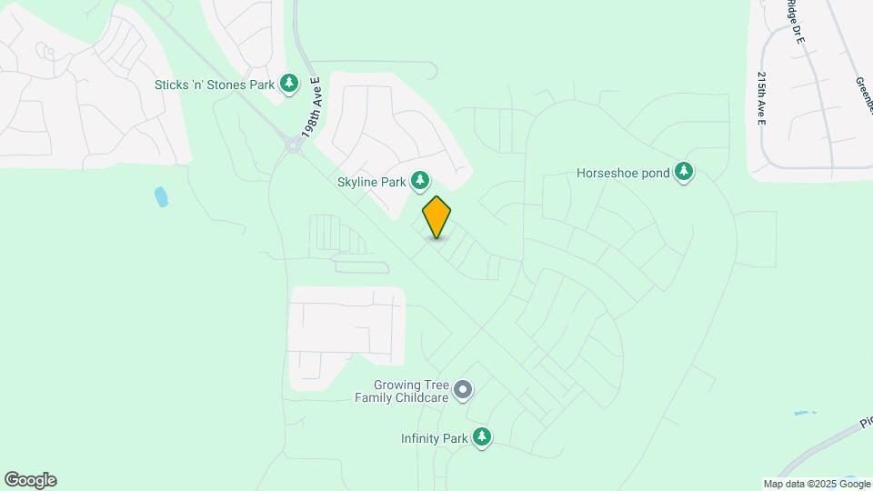 14914 203rd Ave E Map and Location Details