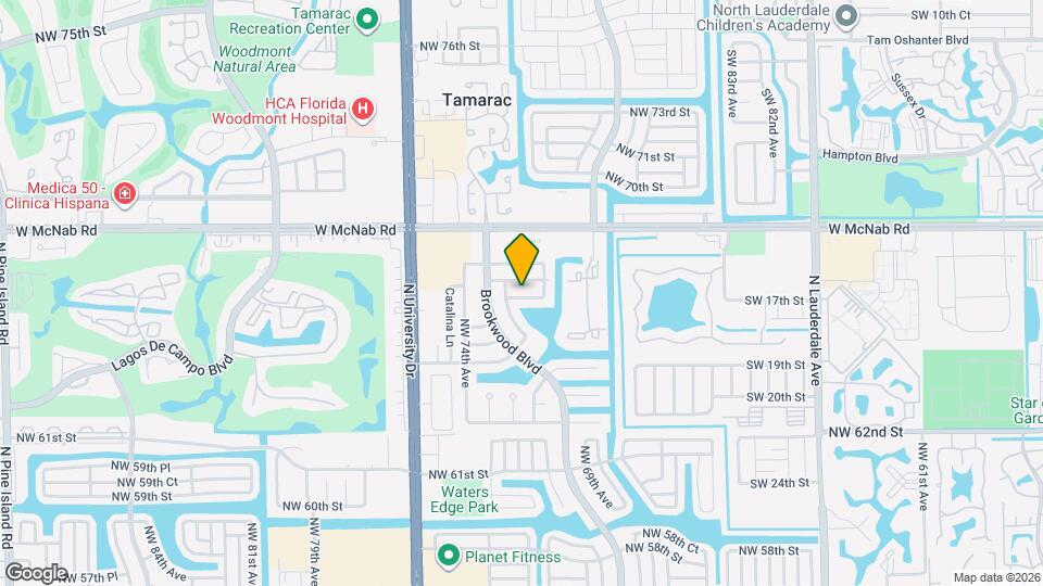 7107 NW 66th St Map and Location Details