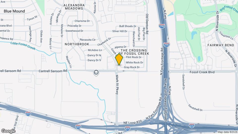 5701 Ozark Dr Map and Location Details