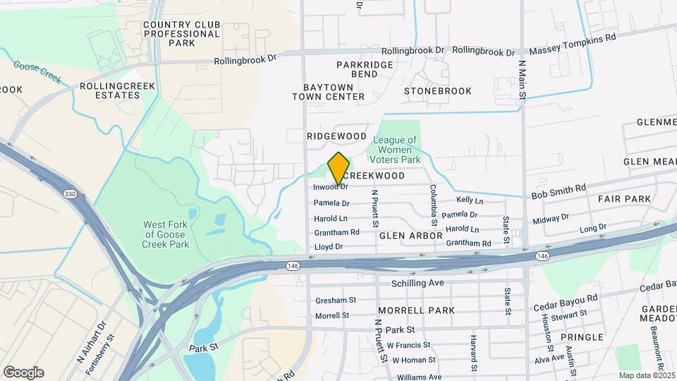 701 Inwood Dr Map and Location Details