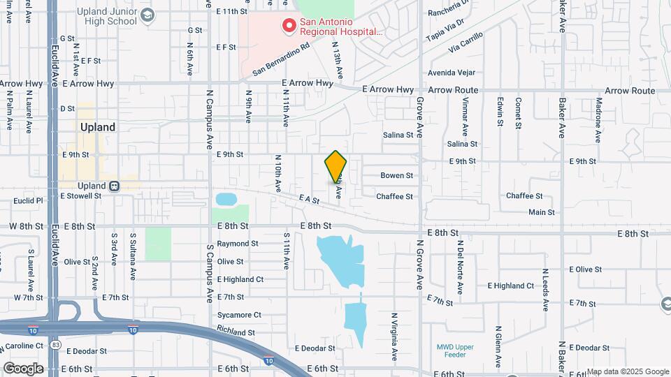123 N 13th Ave Map and Location Details