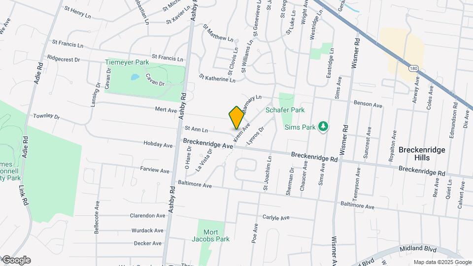 3217 Krem Ave Map and Location Details