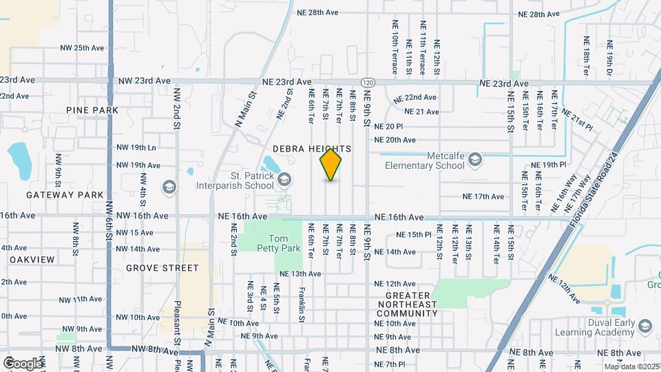 1805 NE 7th St Map and Location Details