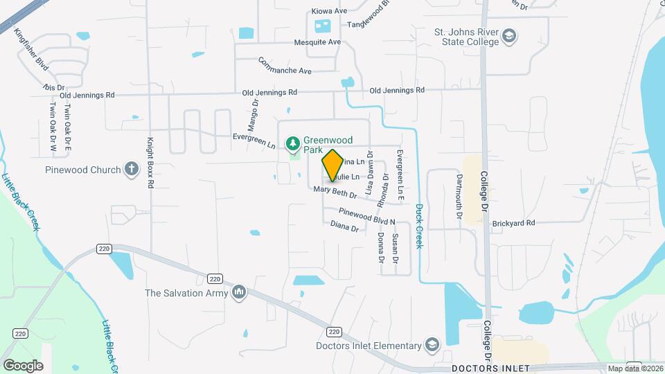 1675 Mary Beth Dr Map and Location Details