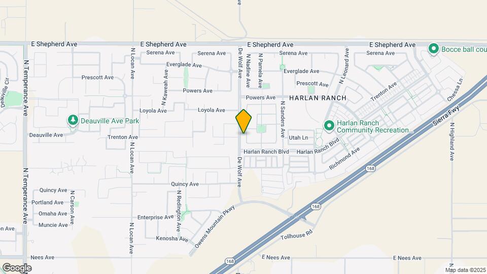 1632 N Broadbent Ln Map and Location Details