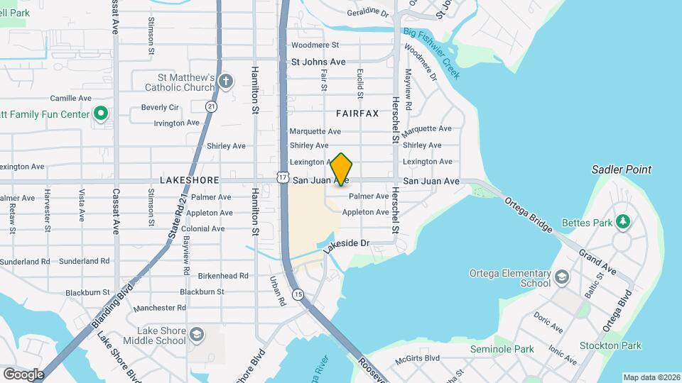 4337 Palmer Ave Map and Location Details