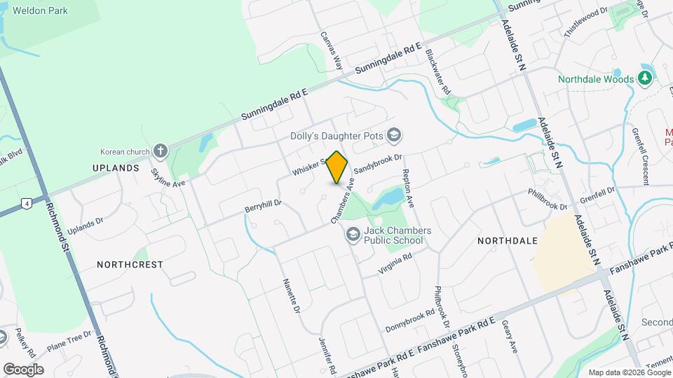 465 Whisker St Map and Location Details