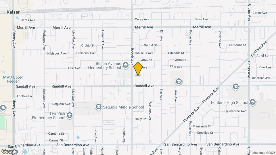 9217 Beech Ave Mapa y Detalles de la Ubicación