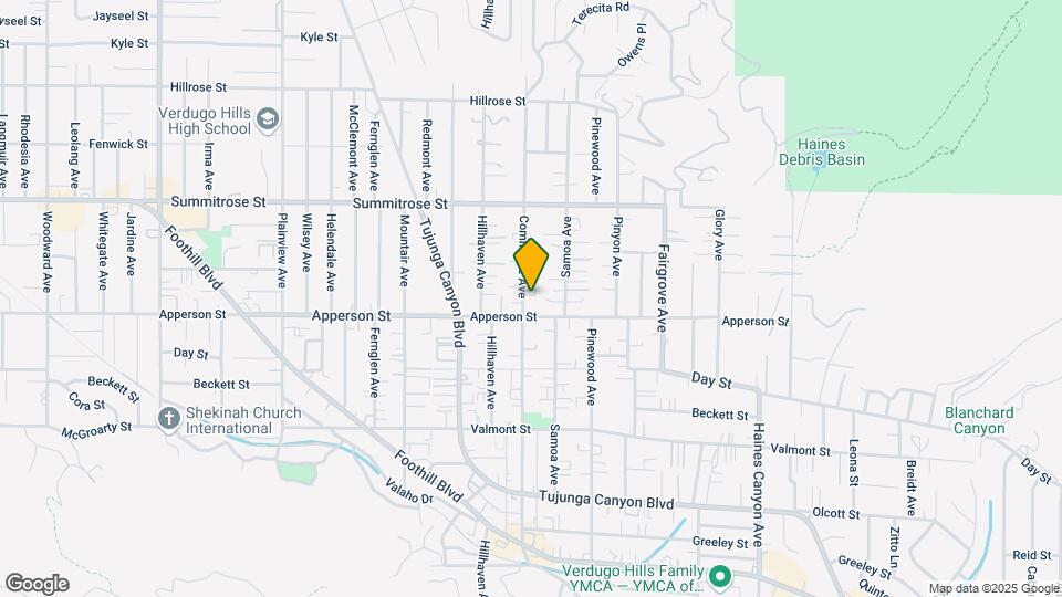 10318 Commerce Ave Mapa y Detalles de la Ubicación