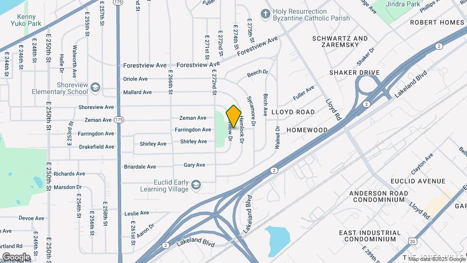 661 Willow Dr Map and Location Details