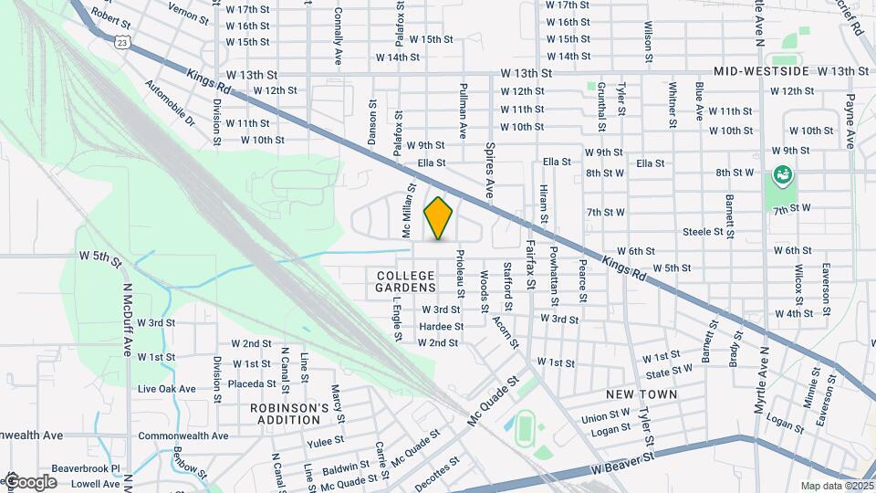 1976 College Cir S Map and Location Details