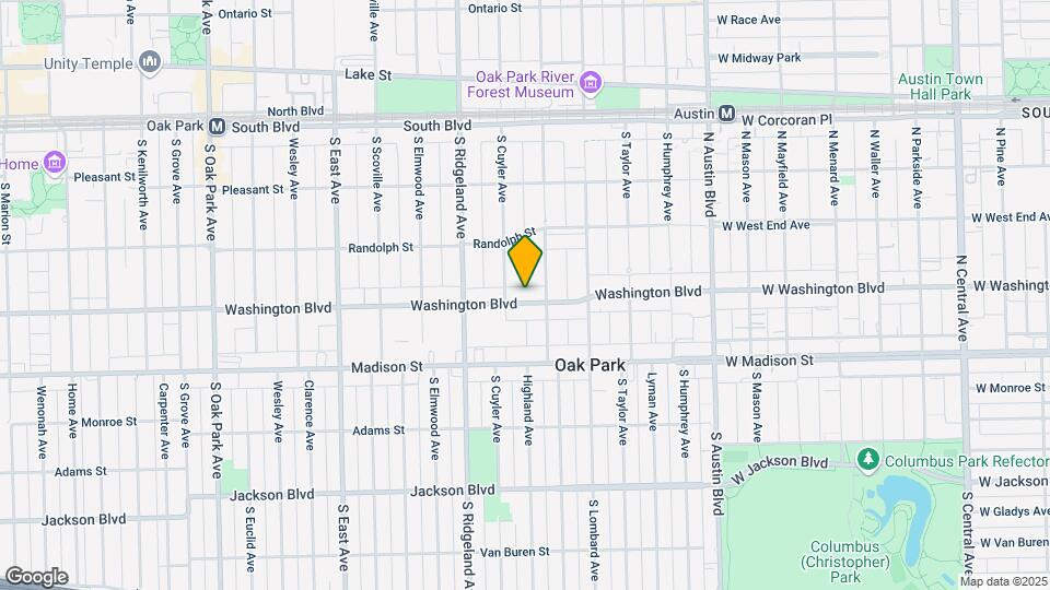 252 Washington Blvd Map and Location Details