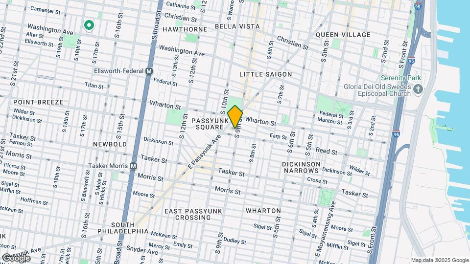 1344 S 9th St Map and Location Details
