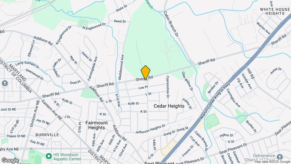 1106 Cedar Heights Dr Map and Location Details
