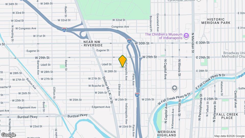 516 W 28th St Map and Location Details