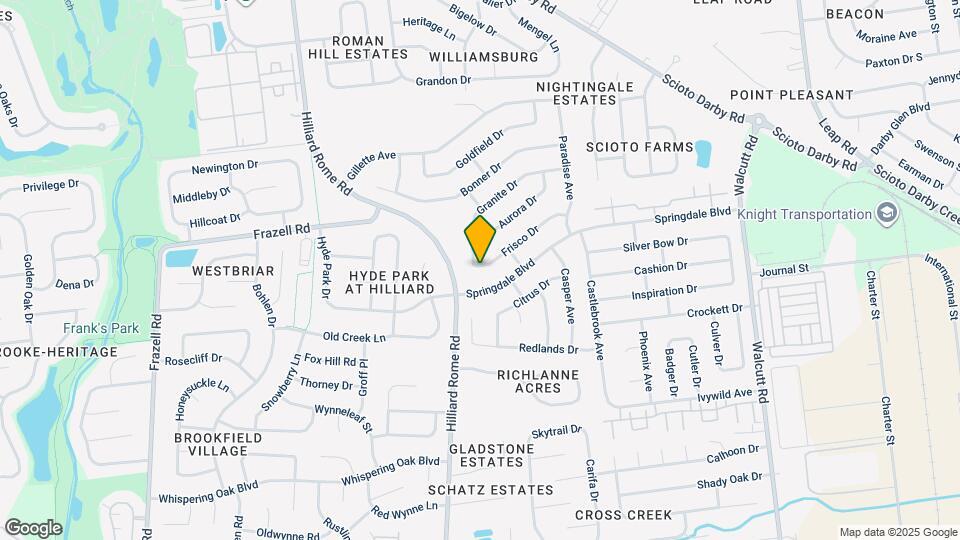 5289 Frisco Dr Map and Location Details