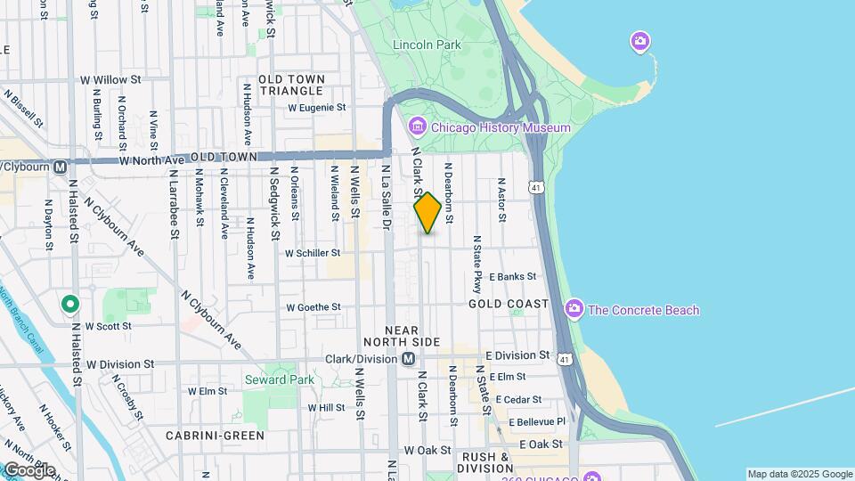 88 W Schiller St, Unit 809 Map and Location Details