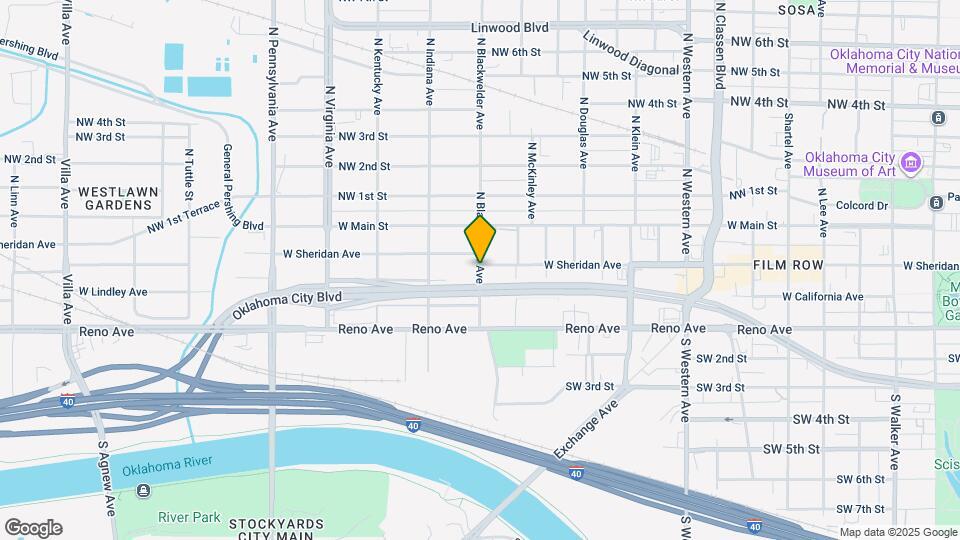 3509 S Blackwelder Ave Map and Location Details