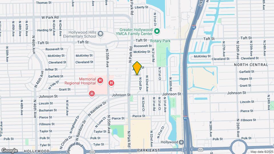 3234 Garfield St Mapa y Detalles de la Ubicación