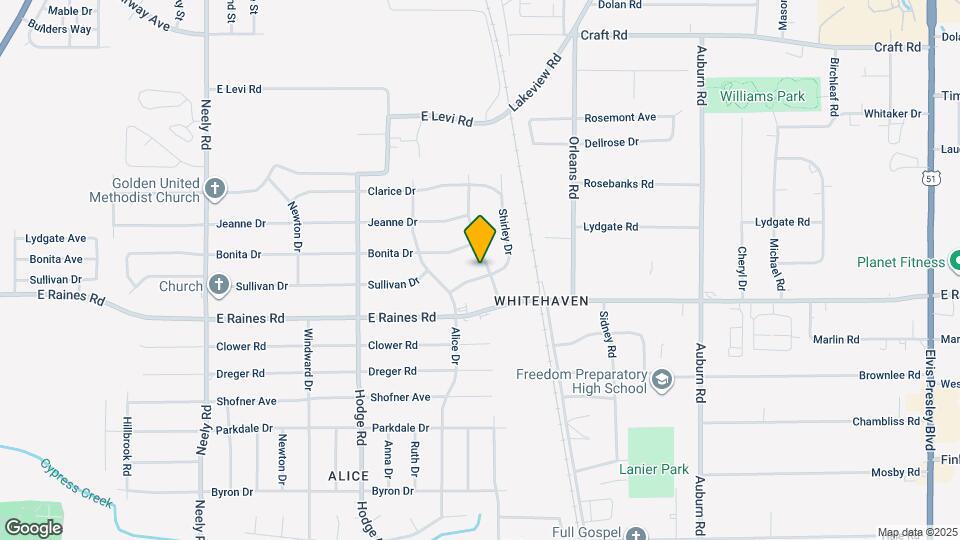 4109 Grantham Rd Map and Location Details