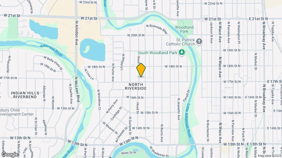 1806 N Hood St Map and Location Details