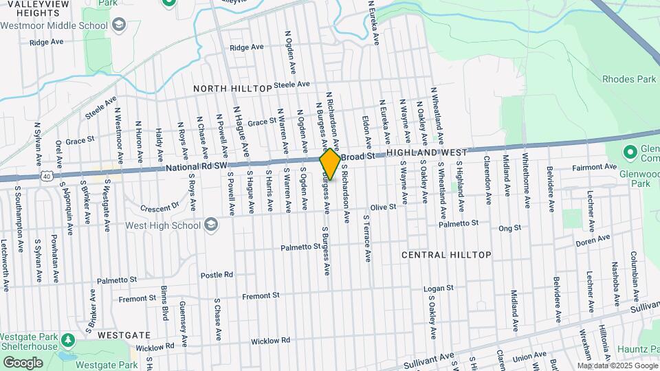 56 S Burgess Ave Map and Location Details
