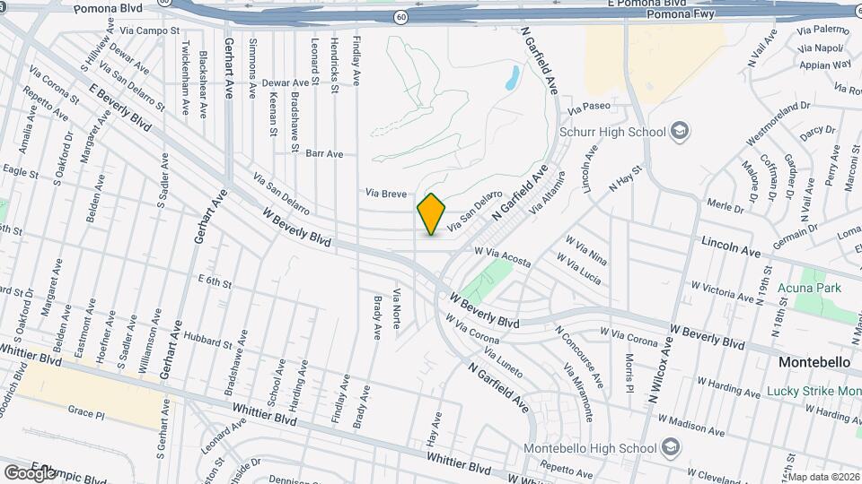 2938 1/2 W Via Acosta Map and Location Details