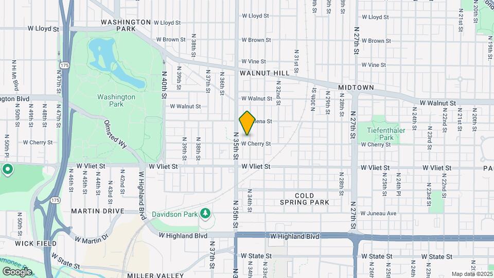 1511 N 34th St Map and Location Details