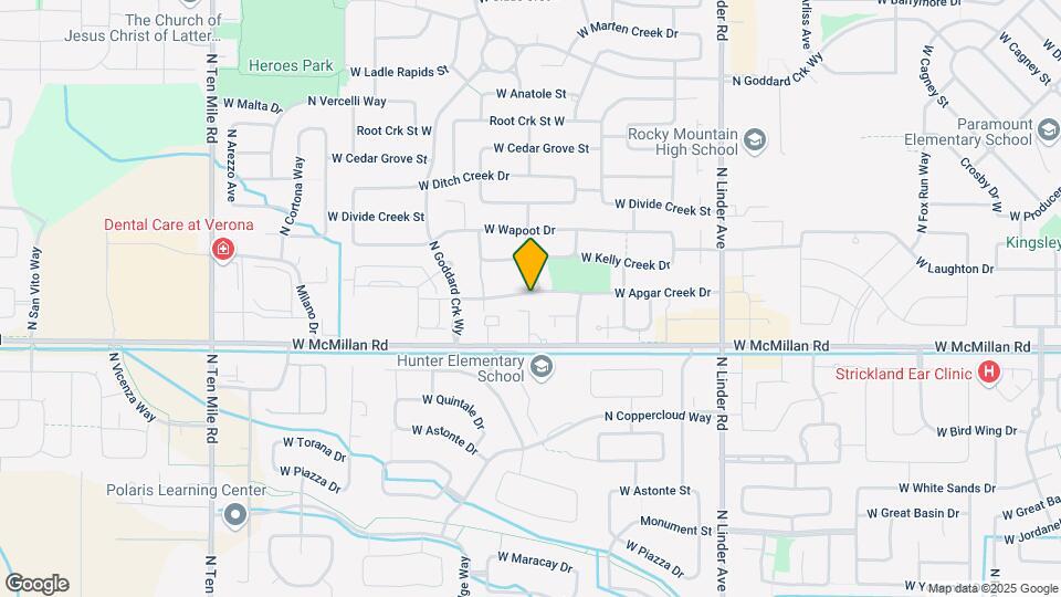 2217 W Apgar Creek Dr Map and Location Details